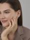 Серебряные серьги АЛЬКОР 02-4907/00КЦ-00 с фианитом