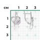 Серьги из белого золота Platina 02-4908-00-000-1120