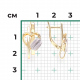 Серьги из комбинированного золота Platina 02-4908-00-000-1121