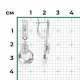 Серьги из белого золота Platina 02-4921-00-201-1120 с топазом