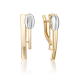 Серьги из комбинированного золота Platina 02-4924-00-000-1121