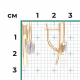 Серьги из комбинированного золота Platina 02-4924-00-000-1121
