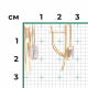 Серьги из комбинированного золота Platina 02-4924-00-201-1121 с топазом