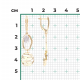 Серьги из комбинированного золота Platina 02-4928-00-000-1121