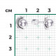 Серебряные серьги Platina 02-4930-00-000-0200