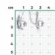 Серебряные серьги Platina 02-4931-00-000-0200
