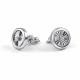 Серебряные серьги АЛЬКОР 02-4940/000Б-00 с бриллиантом