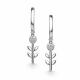 Серебряные серьги АЛЬКОР 02-4946/00КЦ-00 с фианитом