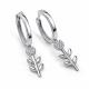 Серебряные серьги АЛЬКОР 02-4946/00КЦ-00 с фианитом