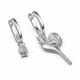 Серебряные серьги АЛЬКОР 02-4947/00КЦ-00 с фианитом
