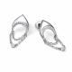 Серебряные серьги АЛЬКОР 02-4952/00КЦ-00 с фианитом