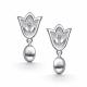 Серебряные серьги АЛЬКОР 02-4953/00КЦ-00 с фианитом