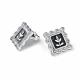 Серебряные серьги АЛЬКОР 02-4955/00КЦ-17 с фианитом