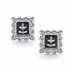 Серебряные серьги АЛЬКОР 02-4955/00КЦ-17 с фианитом