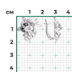 Серебряные серьги Platina 02-4969-00-000-0200 с эмалью