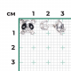 Серебряные серьги Platina 02-4970-00-000-0200 с эмалью