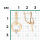 Серьги из комбинированного золота Platina 02-5004-00-101-1121 с бриллиантом