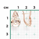 Серьги из комбинированного золота Platina 02-5006-00-101-1111 с бриллиантом