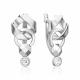 Серьги из белого золота Platina 02-5030-00-201-1120 с топазом