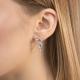 Серьги из белого золота Platina 02-5030-00-201-1120 с топазом