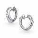 Серебряные серьги АЛЬКОР 02-5050/000Б-00 с бриллиантом