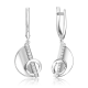 Серебряные серьги Platina 02-5062-00-401-0200 с фианитом