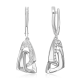 Серебряные серьги Platina 02-5071-00-401-0200 с фианитом