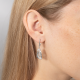 Серебряные серьги Platina 02-5071-00-401-0200 с фианитом