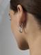 Серебряные серьги-трансформеры АЛЬКОР 02-5076/0000-00