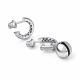 Серебряные серьги АЛЬКОР 02-5077/0000-00