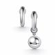 Серебряные серьги АЛЬКОР 02-5077/0000-00