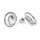 Серебряные серьги АЛЬКОР 02-5080/0000-00