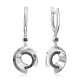 Серебряные серьги Platina 02-5083-00-402-0200 с фианитом