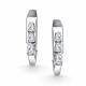 Серебряные серьги АЛЬКОР 02-5095/00КЦ-00 с фианитом
