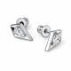 Серебряные серьги АЛЬКОР 02-5097/00КЦ-00 с фианитом