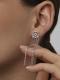 Серебряные серьги АЛЬКОР 02-5115/0000-00