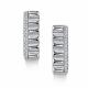 Серебряные серьги АЛЬКОР 02-5117/00КЦ-00 с фианитом
