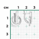 Серьги из белого золота Platina 02-5131-00-401-1120 с фианитом