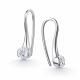 Серебряные серьги АЛЬКОР 02-5152/00ГХ-00 с горным хрусталём