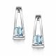 Серебряные серьги АЛЬКОР 02-5153/00ТБ-00 с топазом
