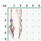 Серьги из комбинированного золота Platina 02-5168-00-203-1111 с аметистом