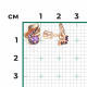 Золотые серьги Platina 02-5169-00-203-1110 с аметистом