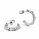 Серебряные серьги АЛЬКОР 02-5172/00КЦ-00 с фианитом