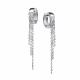 Серебряные серьги АЛЬКОР 02-5182/00КЦ-00 с фианитом