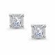 Серебряные серьги АЛЬКОР 02-5190/000М-00 с фианитом и муассанитом