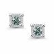 Серебряные серьги АЛЬКОР 02-5190/002М-00 с фианитом и муассанитом