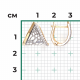 Серьги из комбинированного золота Platina 02-5192-00-401-1121 с фианитом