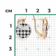 Серьги из комбинированного золота Platina 02-5199-00-401-1121 с фианитом и эмалью