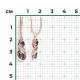 Серьги из комбинированного золота Platina 02-5210-00-105-1111 с бриллиантом и сапфиром