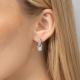 Серьги из белого золота Platina 02-5250-00-101-1120 с бриллиантом